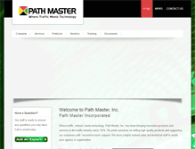 Tablet Screenshot of pathmasterinc.com